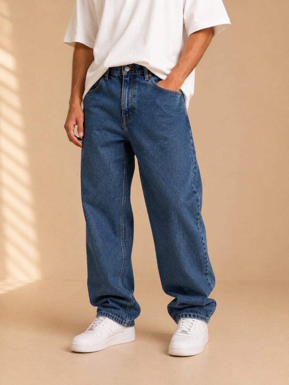 GAP Baggy Fit Balloon Leg‎ Jeans Blue Denim (Men’s 36x32)